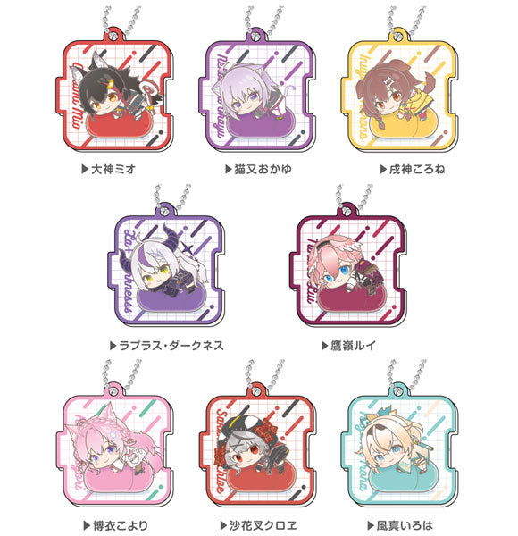 Pitatto Acrylic Keychain Hololive Hug Meets