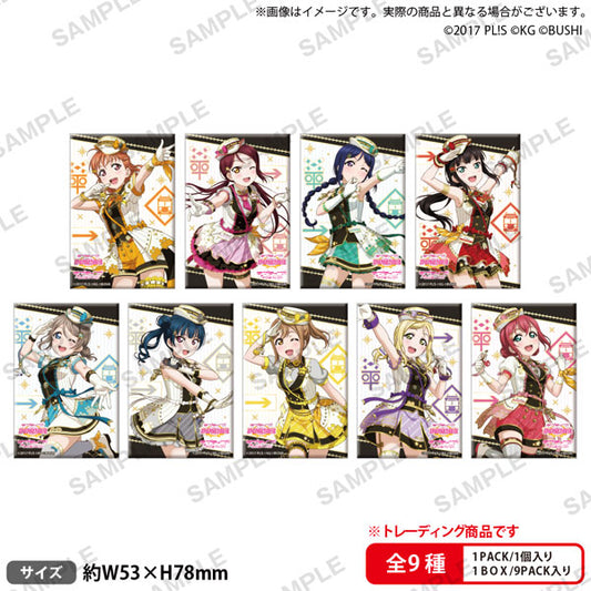 Love Live! School Idol Festival Aqours Train Rectangle Can Badges