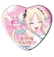 Hasunosora Girls' High School Idol Club OT6 Summer Uniform Heart Can Badges