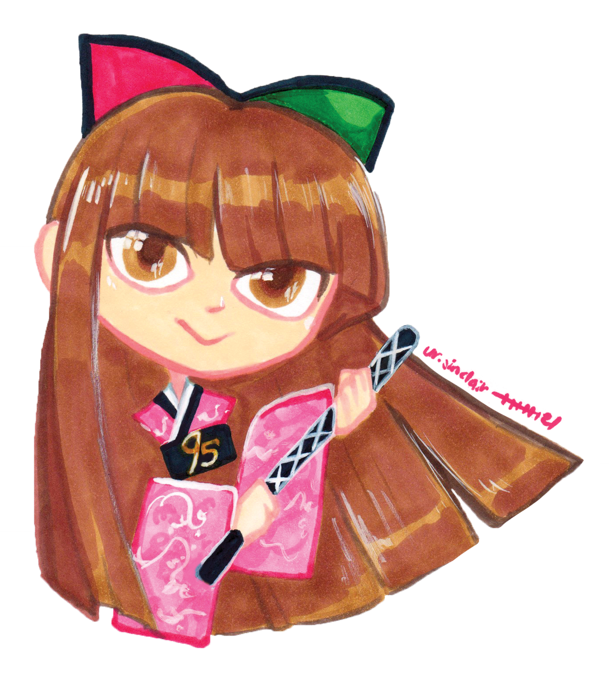 OS-tan 3-inch Holo Stickers