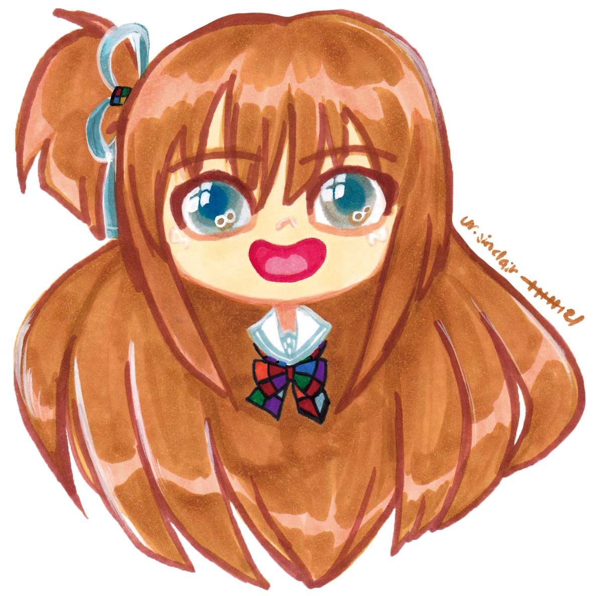 OS-tan 3-inch Holo Stickers