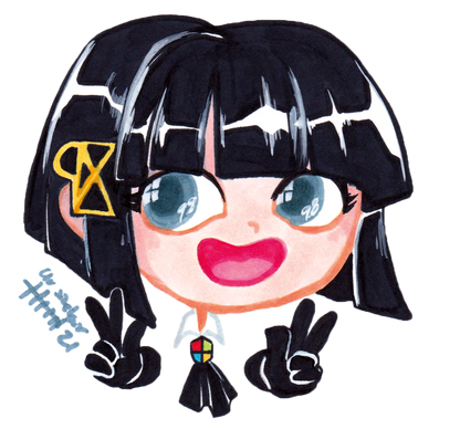 OS-tan 3-inch Holo Stickers