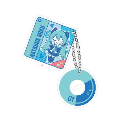 Moeyu Hatsune Miku Acrylic Stand and Keychain 2pc Sets
