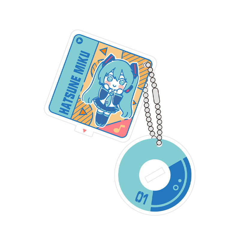 Moeyu Hatsune Miku Acrylic Stand and Keychain 2pc Sets