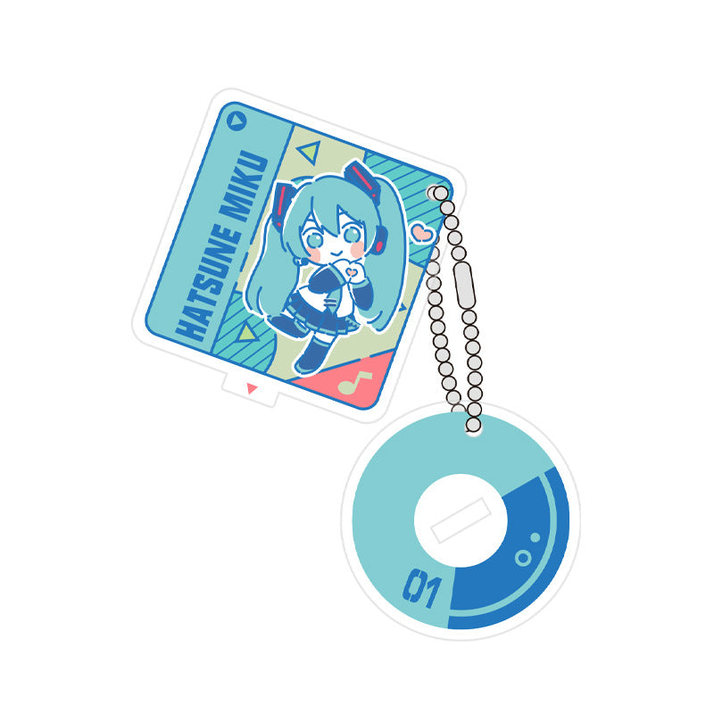 Moeyu Hatsune Miku Acrylic Stand and Keychain 2pc Sets