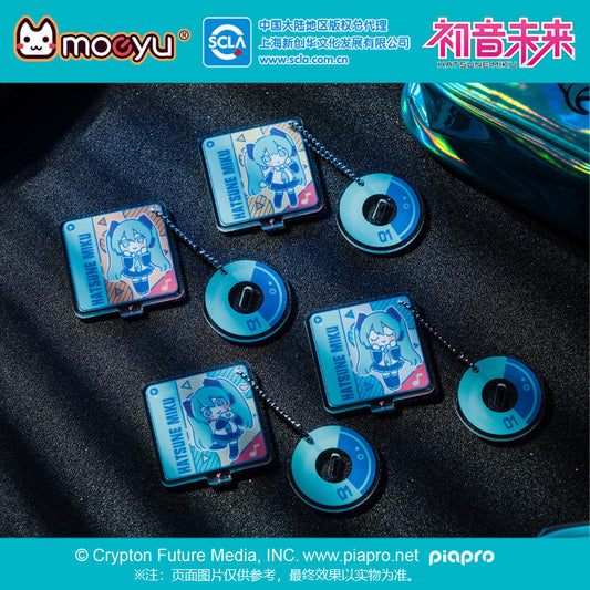 Moeyu Hatsune Miku Acrylic Stand and Keychain 2pc Sets