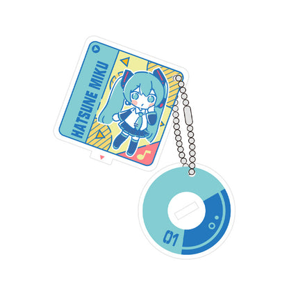 Moeyu Hatsune Miku Acrylic Stand and Keychain 2pc Sets