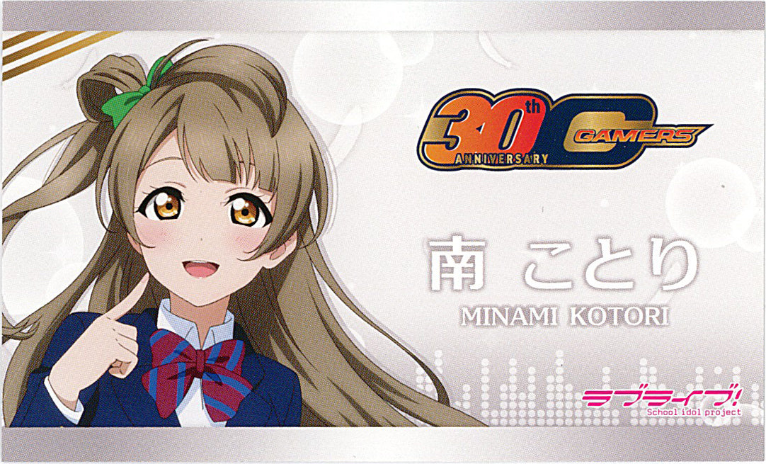Gamers 30th Anniversary Muse Promotional Business Cards