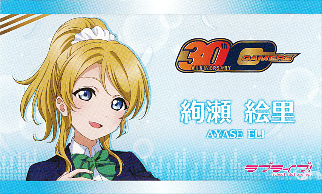 Gamers 30th Anniversary Muse Promotional Business Cards