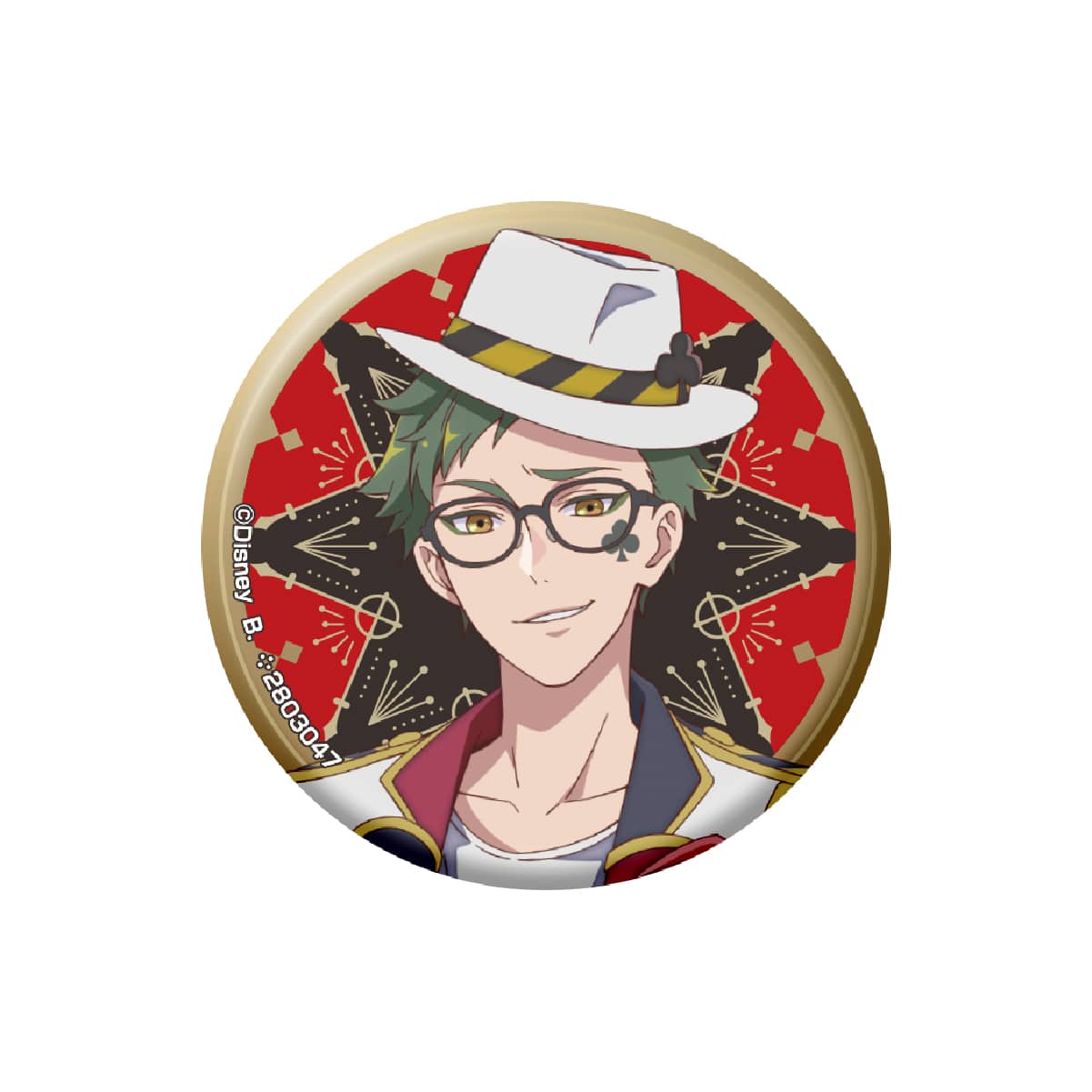 Twisted Wonderland Holographic Sparkle Can Badges