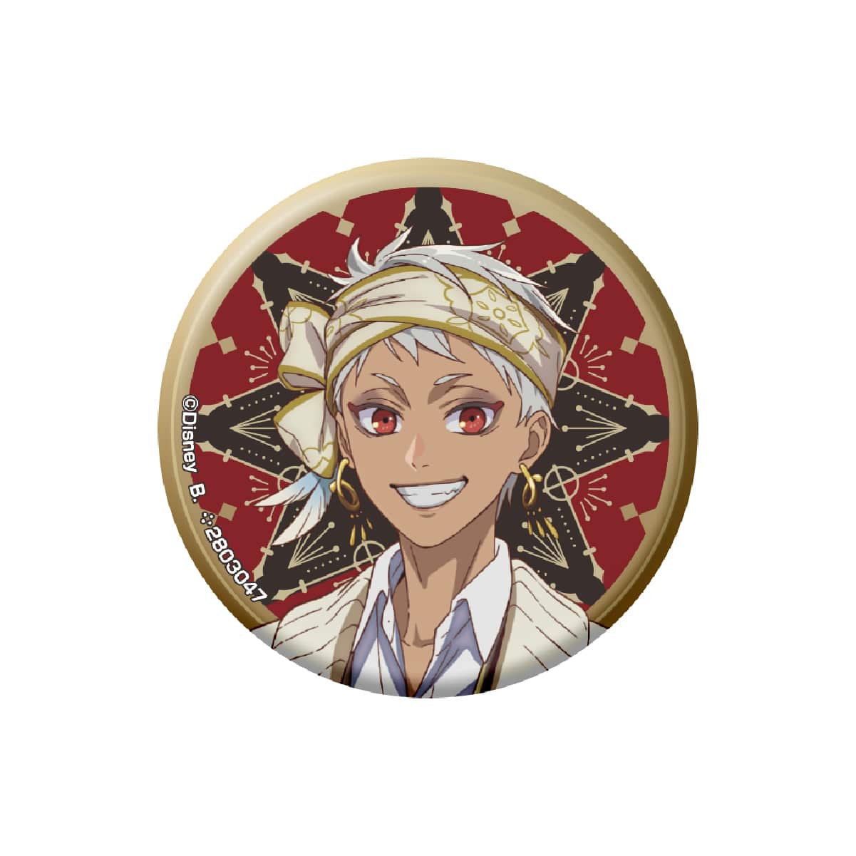 Twisted Wonderland Holographic Sparkle Can Badges