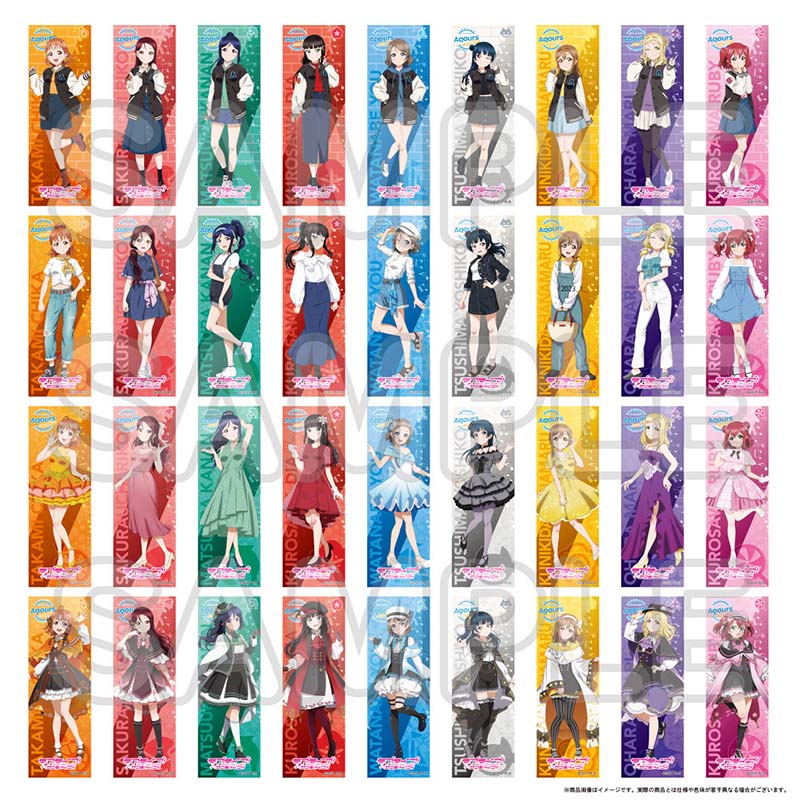 Aqours Club Large Rectangle Badges