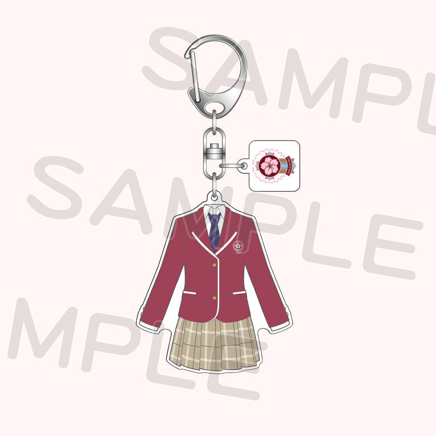 PREORDER 15th Anniversary Love Live Fest Steel Epoxy School Uniform Keychains