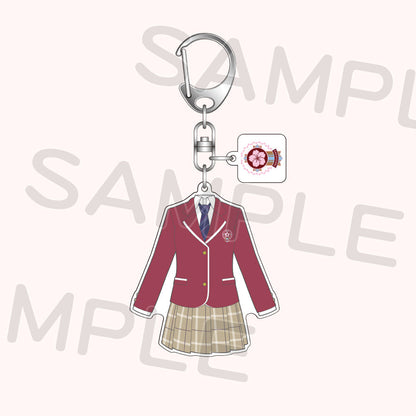 PREORDER 15th Anniversary Love Live Fest Steel Epoxy School Uniform Keychains