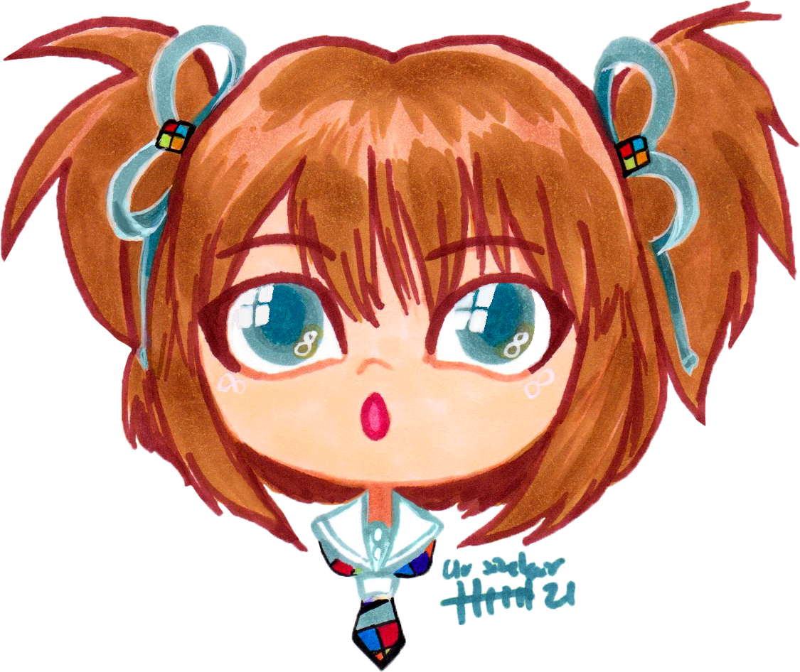 OS-tan 3-inch Holo Stickers