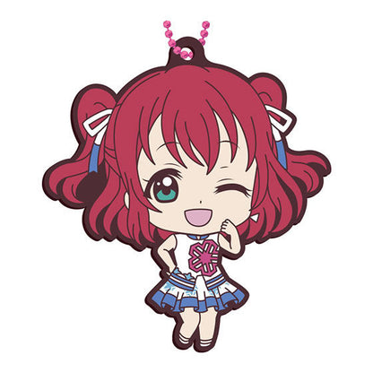 Love Live! Sunshine!! Capsule Rubber Mascot 23 Smile Smile Ship Start! Rubber Straps