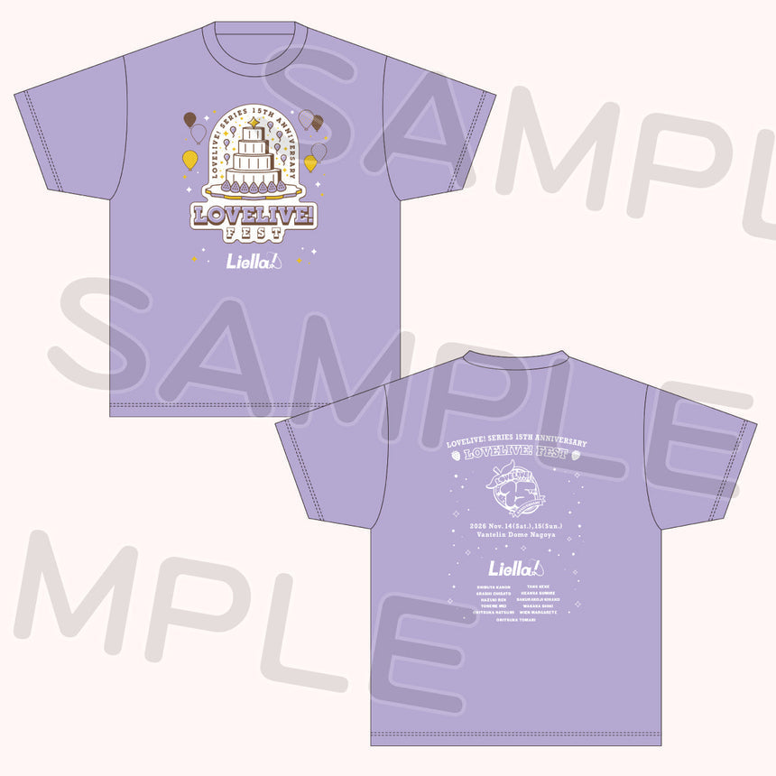 PREORDER 15th Anniversary Love Live Fest T-Shirts
