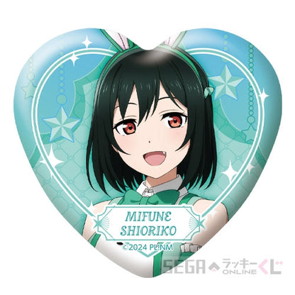 Nijigasaki Bunny Sega Kuji Heart Can Badges