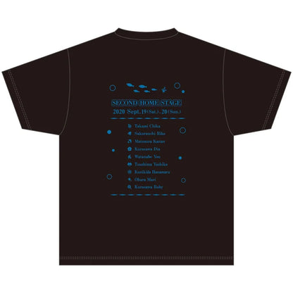 Aqours 6th LOVELIVE! Dome Tour 2020 Second Home Stage T-Shirt