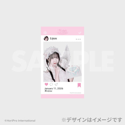Liyuu The Whisper of Wind Birthday Kuji Clear Cards