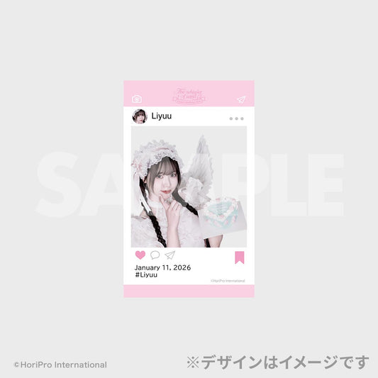 Liyuu The Whisper of Wind Birthday Kuji Clear Cards