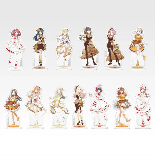 Gakuen Idolmaster Kuji Sweets Cafe Acrylic Standees