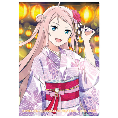 Ichiban Kuji Love Live! Sunshine!! Nijigasaki Yukata A3 Illustration Boards