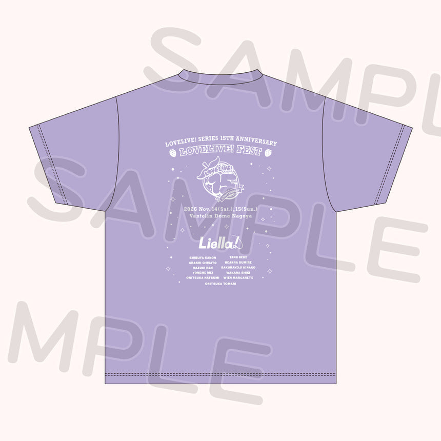 PREORDER 15th Anniversary Love Live Fest T-Shirts