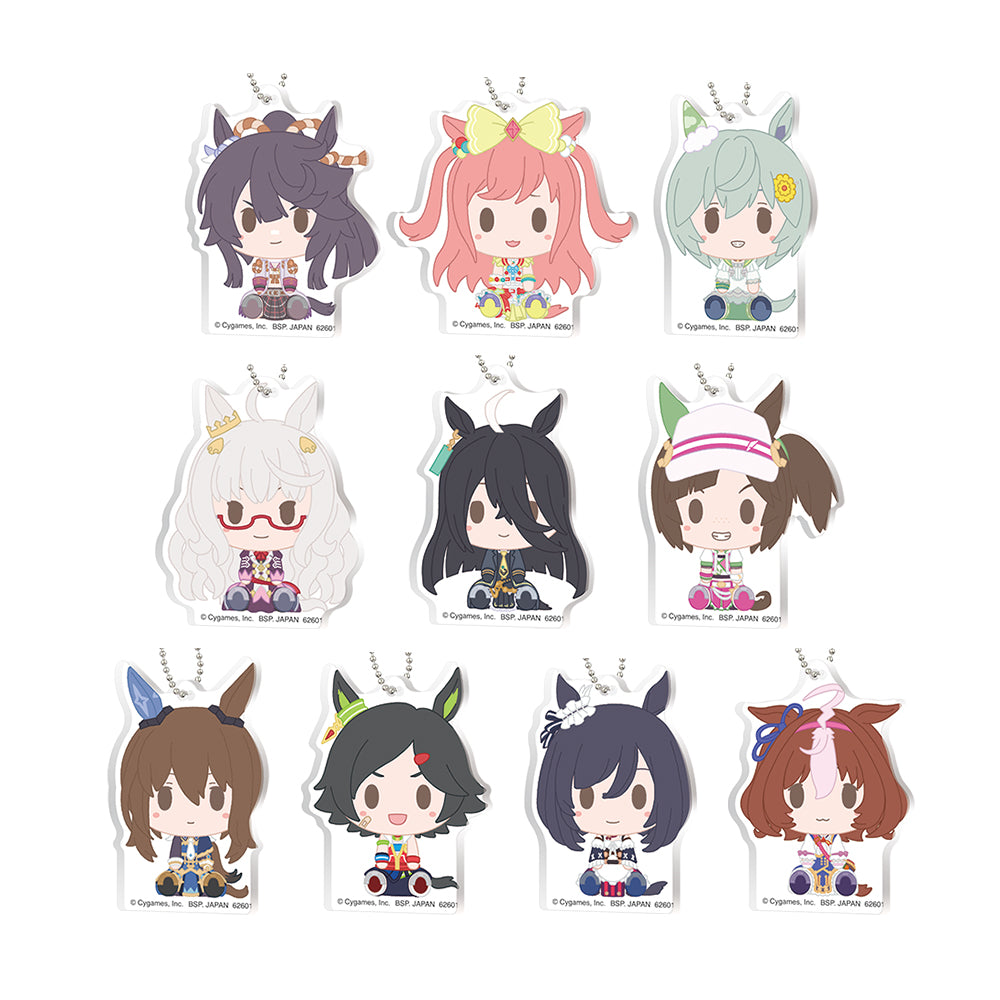 Ichiban Kuji Uma Musume No.6 Standing Acrylic Blocks Set G