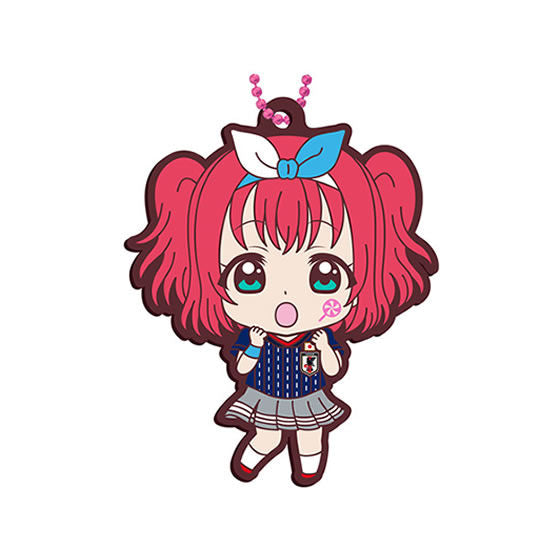 Love Live! Sunshine!! Capsule Rubber Mascot Team Japan Rubber Straps