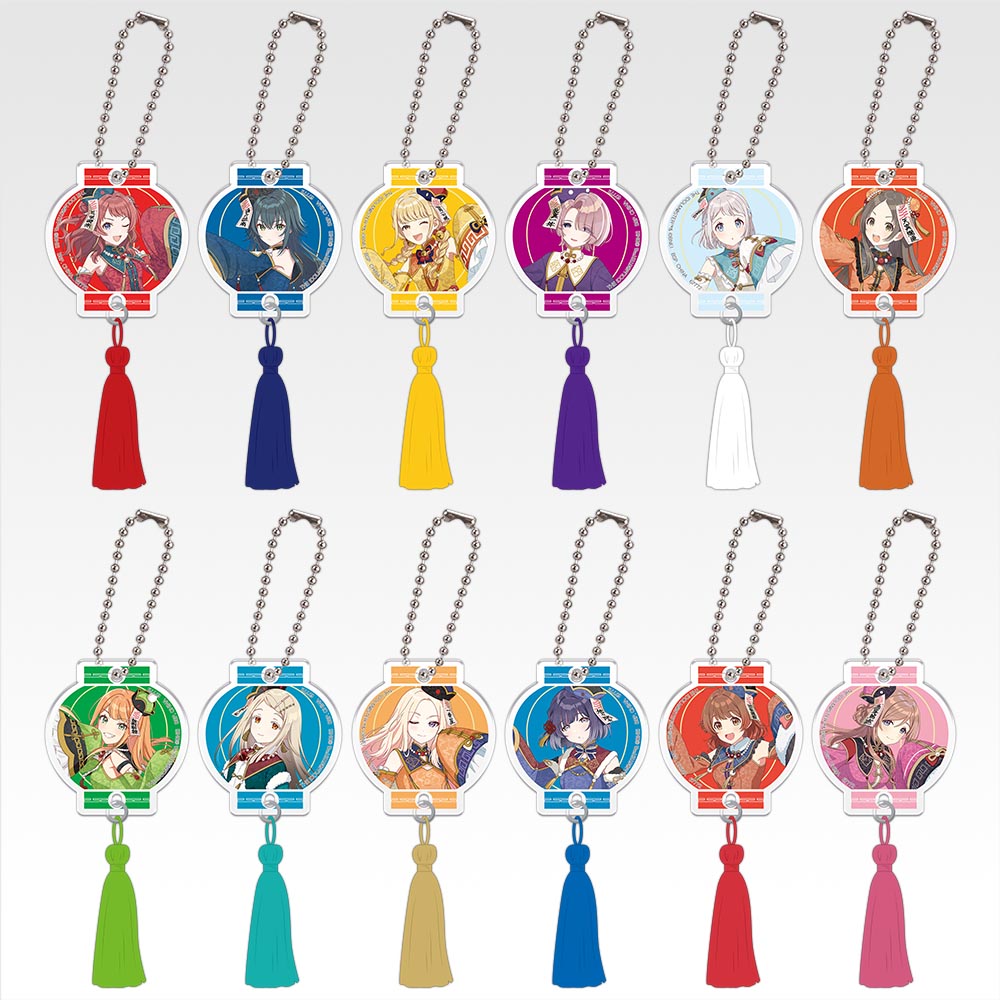 Gakuen Idolmaster Jiangshi Tassel Keychains