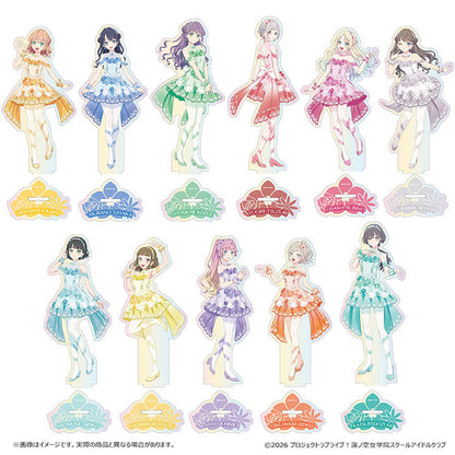 Hasunosora Ima, Kako, Mirai no Sangenshoku Aurora Acrylic Stands
