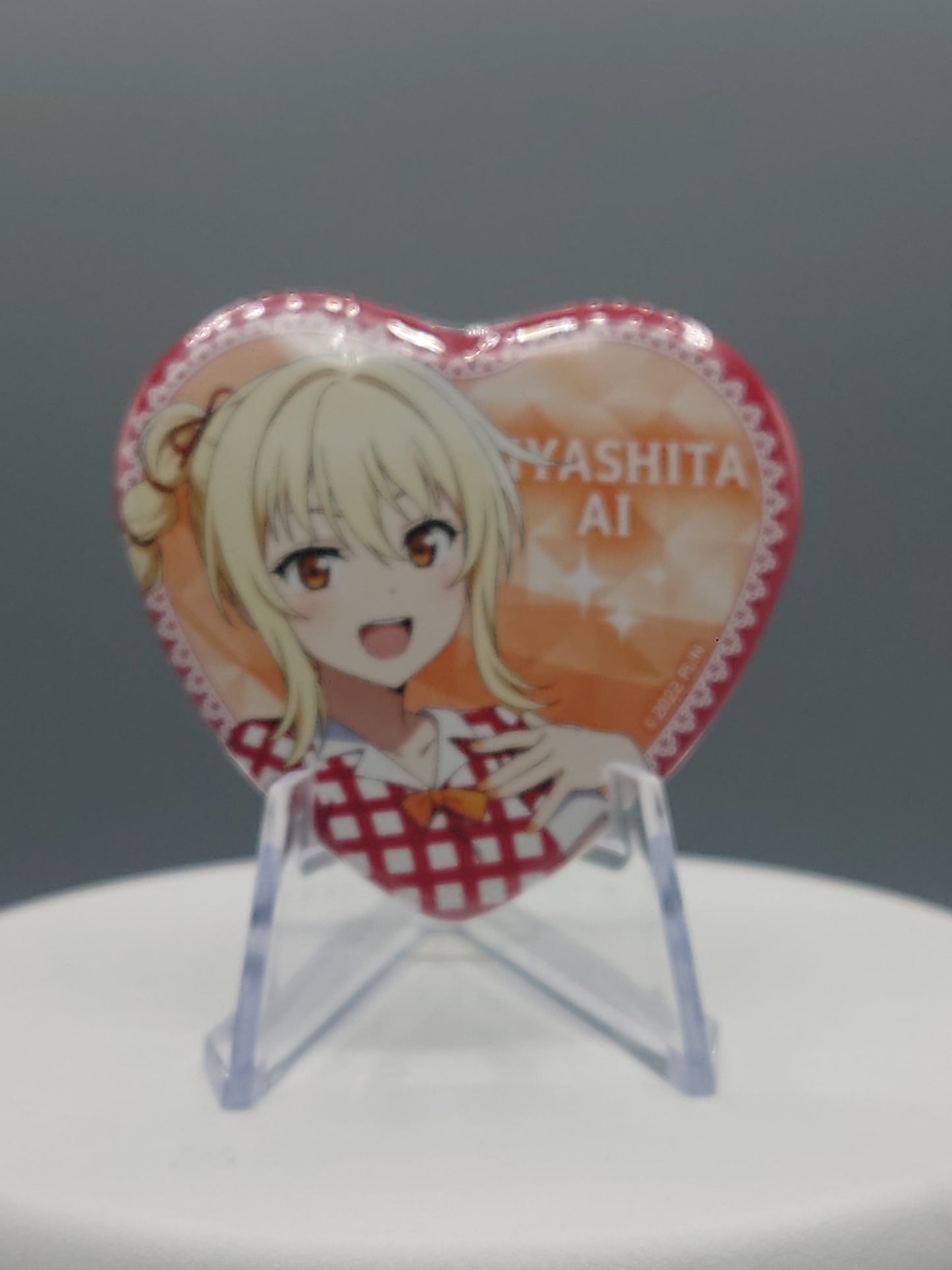 NTT Docomo x Love Live Nijigasaki High School Idol Club Final Chapter Part 1 Heart Can Badge