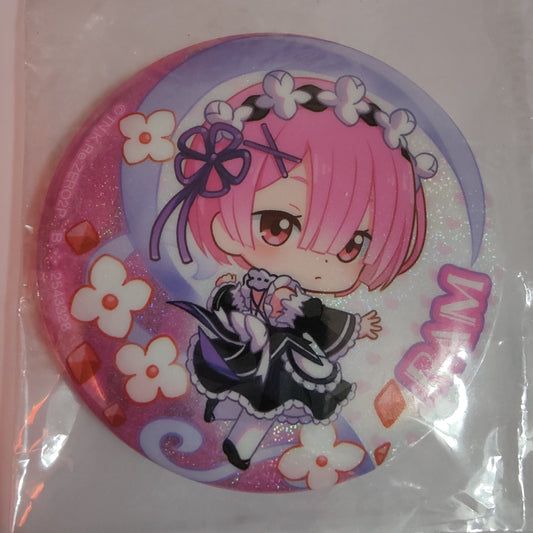 Re:Zero Ram Gashapon Can Badge