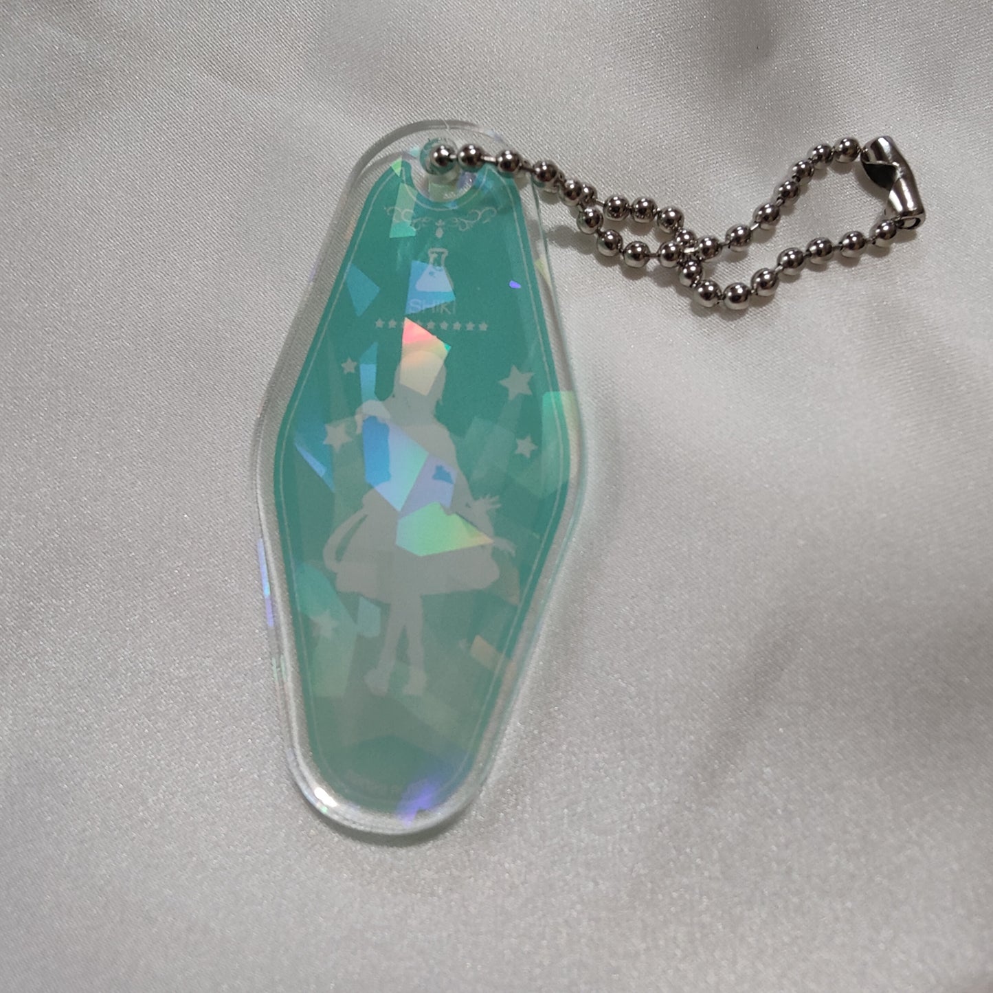 Liella! Cute Cube Harajuku Collab WE WILL! Holographic Silhouette Hotel Keychains