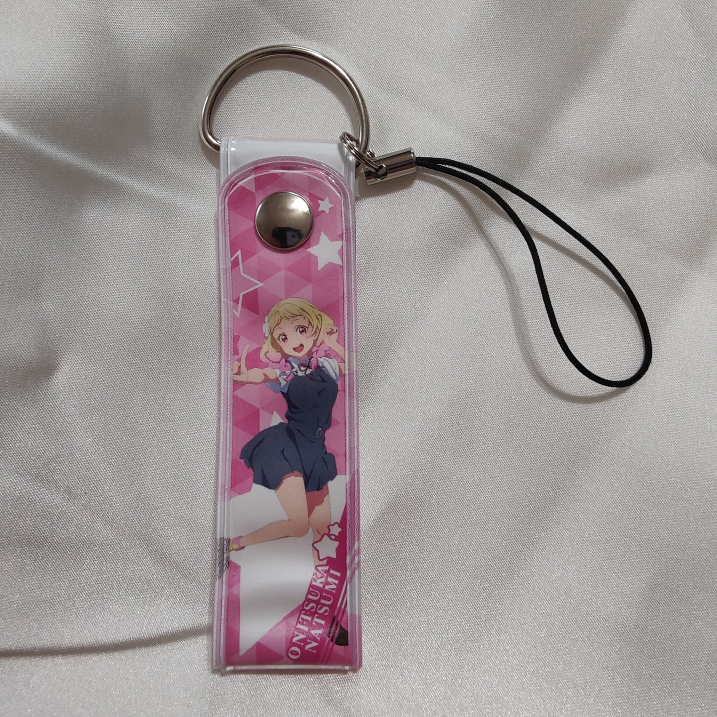 Liella! Cute Cube Harajuku Collab Summer Uniform Vinyl Strap Keychains