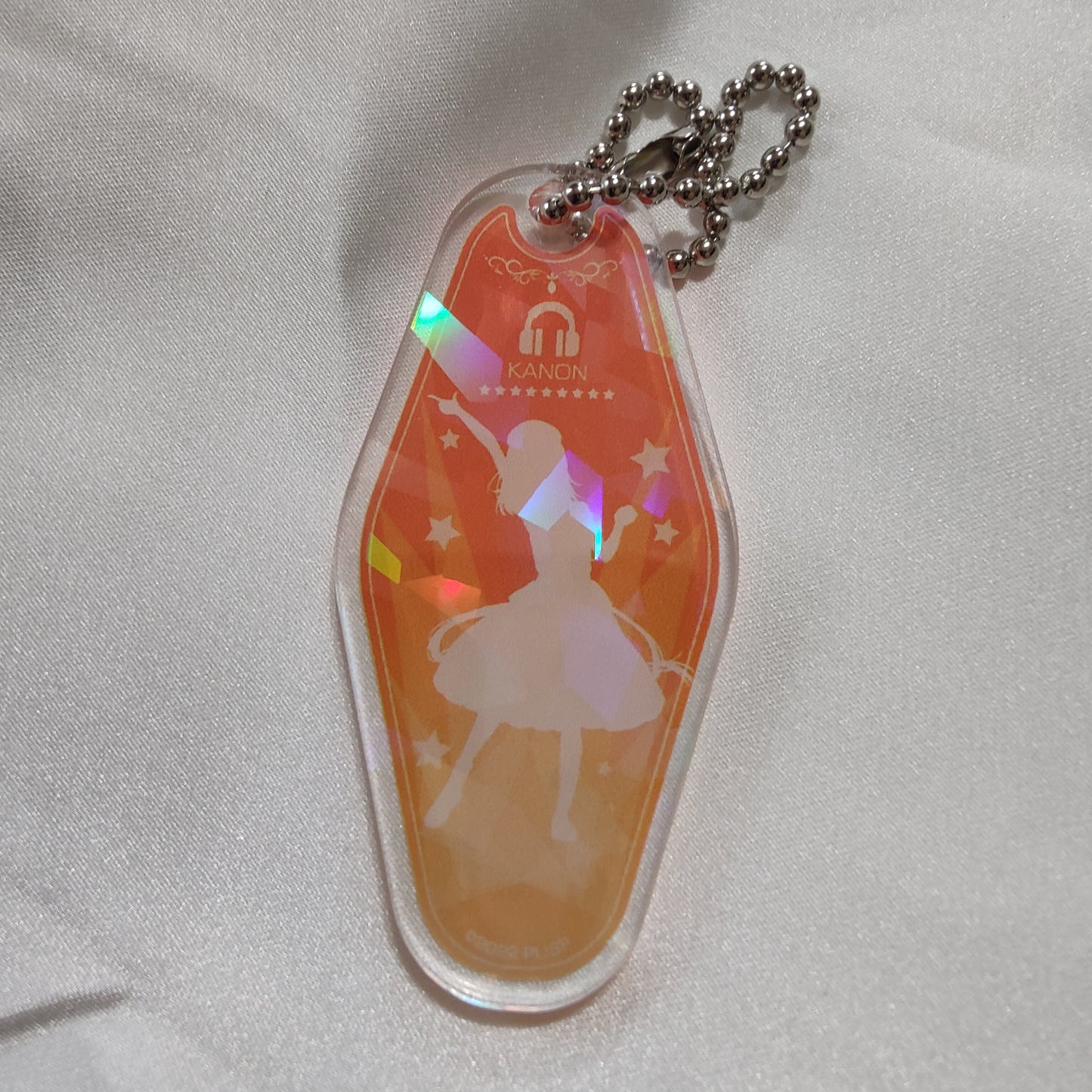 Liella! Cute Cube Harajuku Collab WE WILL! Holographic Silhouette Hotel Keychains