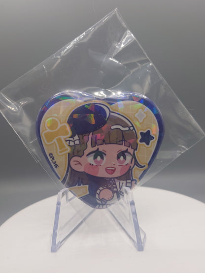 Love Live Hasunosora Heart Can Badges
