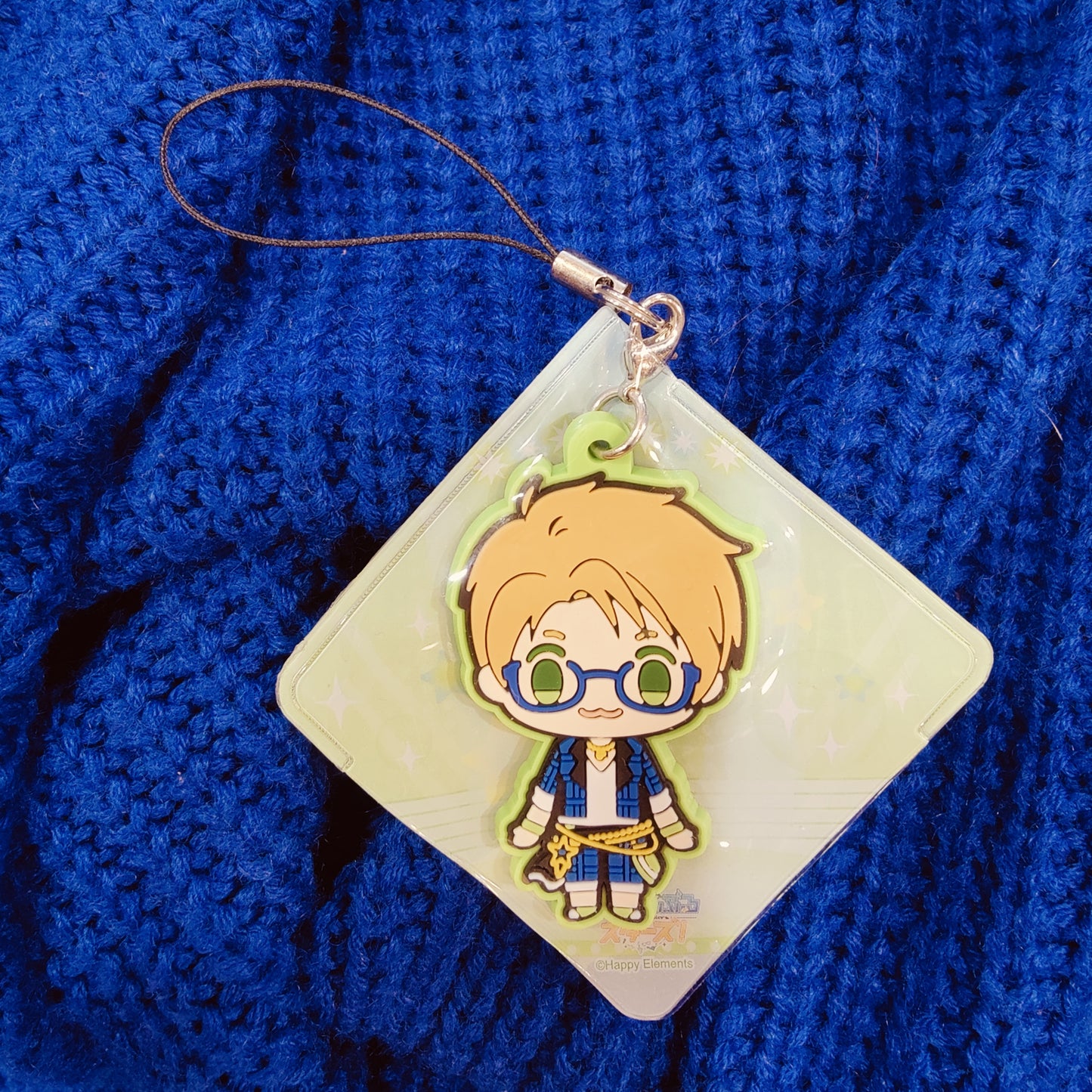 Ensemble Stars Makoto Yuuki Rubber Strap with Square Vinyl Cover