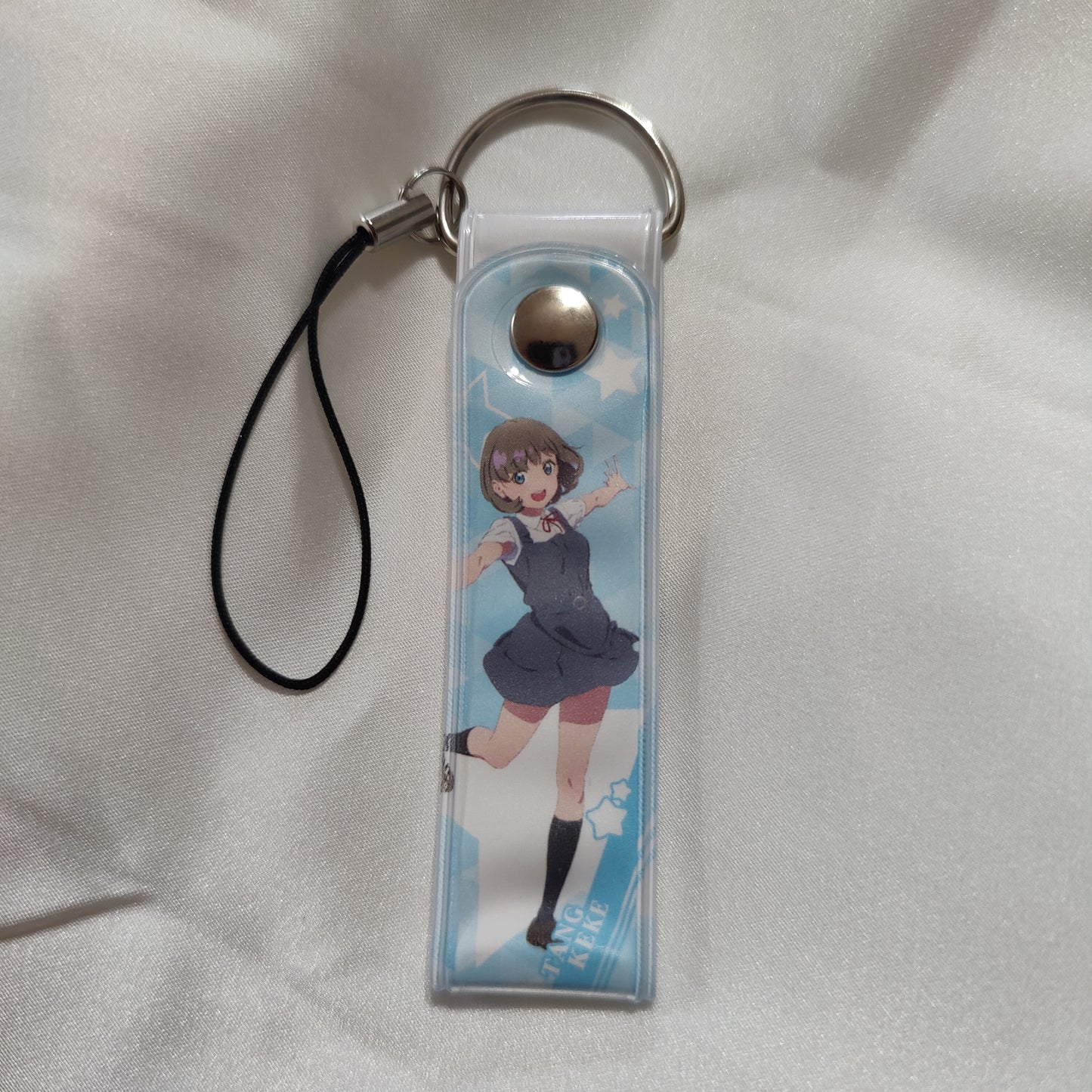 Liella! Cute Cube Harajuku Collab Summer Uniform Vinyl Strap Keychains