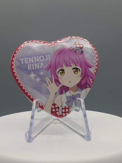 NTT Docomo x Love Live Nijigasaki High School Idol Club Final Chapter Part 1 Heart Can Badge