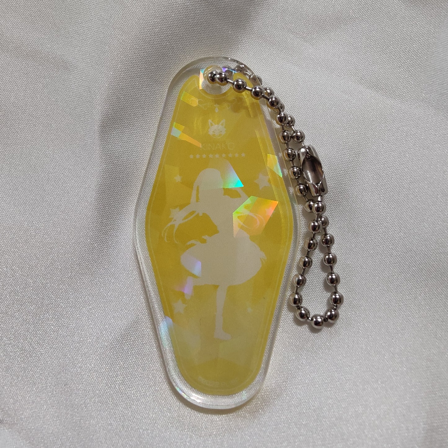 Liella! Cute Cube Harajuku Collab WE WILL! Holographic Silhouette Hotel Keychains