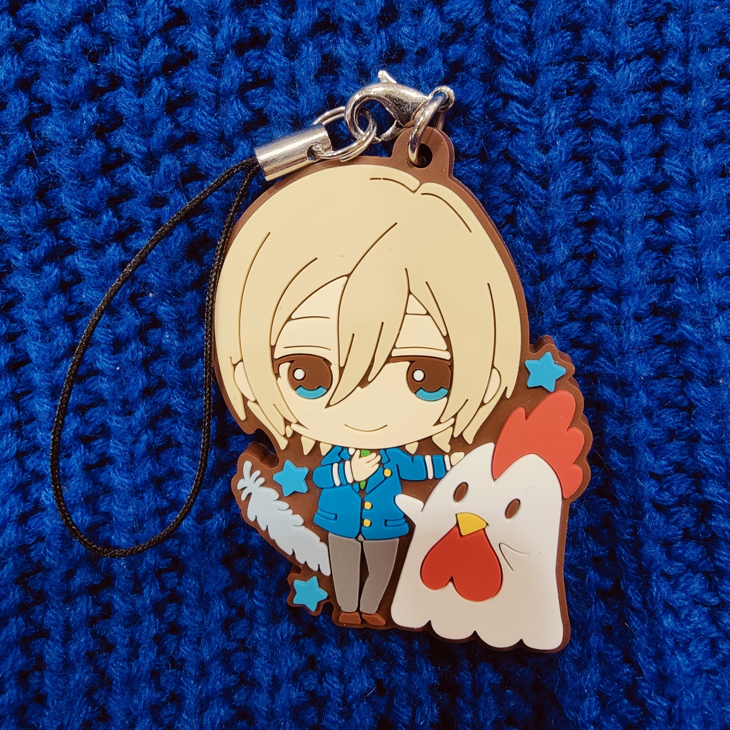 Ensemble Stars Eichi Tenshouin Lawson Chicken Rubber Strap