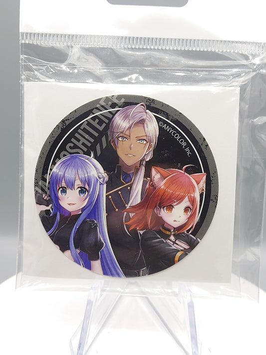 Nijisanji Nanmoshitenee Can Badge and Sticker Set
