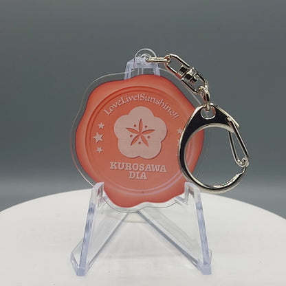 GiGO Collaboration Cafe LoveLive! Sunshine!! Character Icon Acylic Keychain