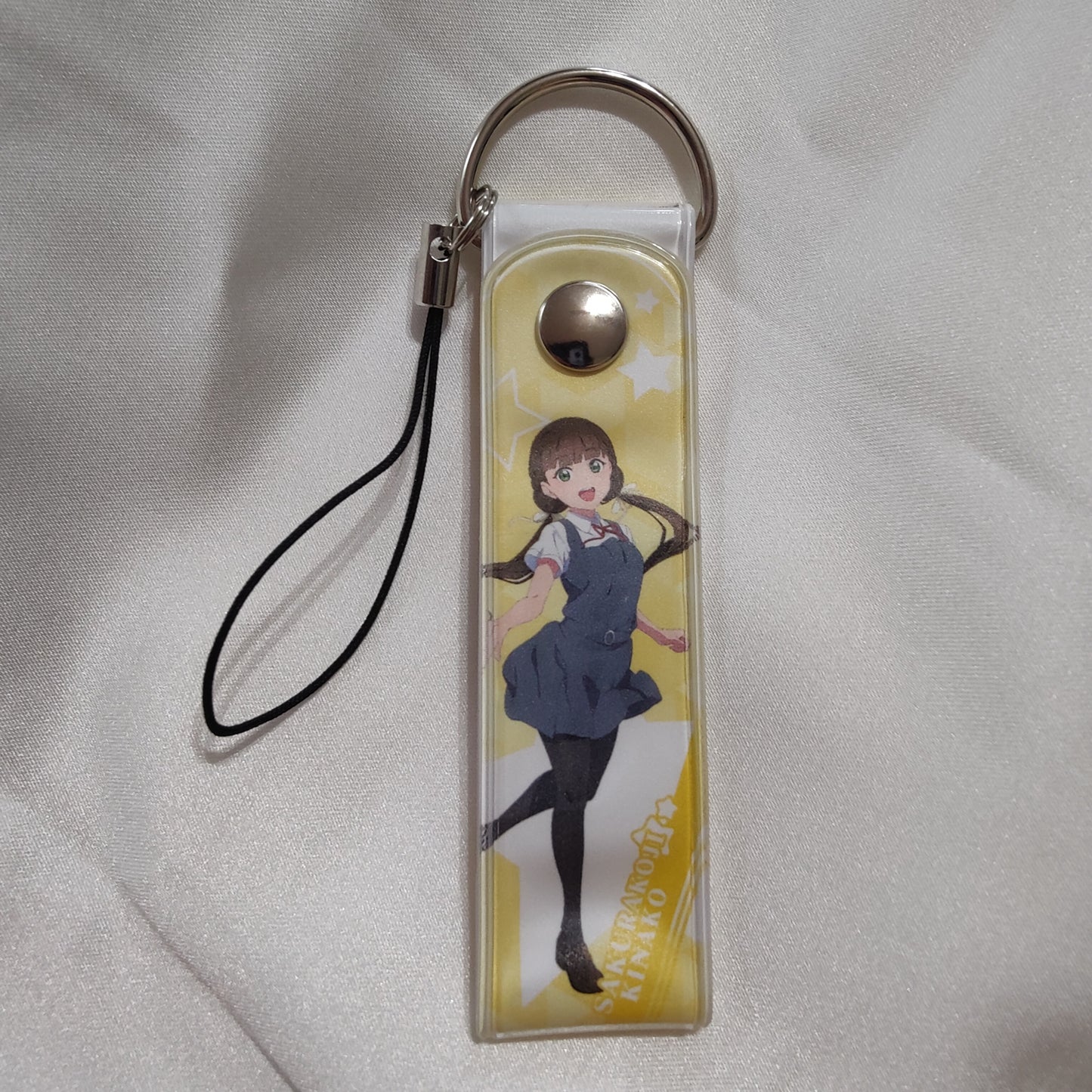 Liella! Cute Cube Harajuku Collab Summer Uniform Vinyl Strap Keychains