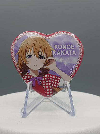 NTT Docomo x Love Live Nijigasaki High School Idol Club Final Chapter Part 1 Heart Can Badge