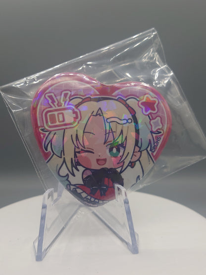 Love Live Hasunosora Heart Can Badges