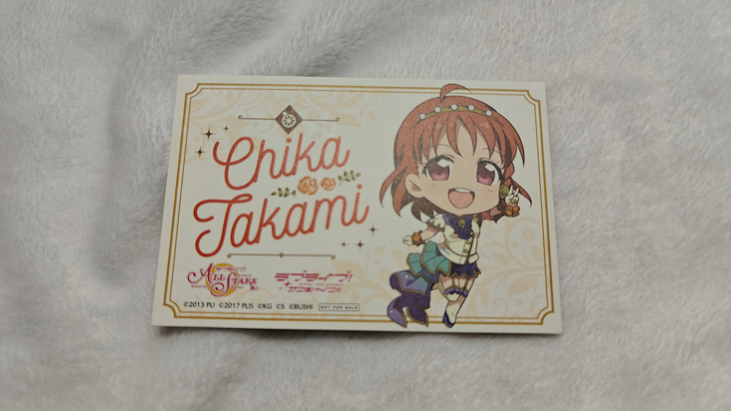 Aqours SIFAS Chibi Art Boards