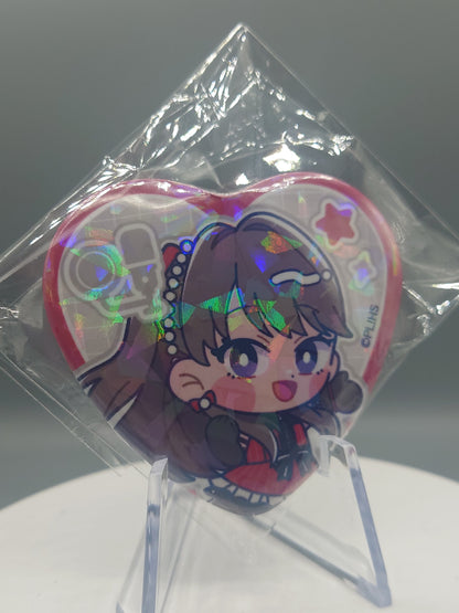Love Live Hasunosora Heart Can Badges